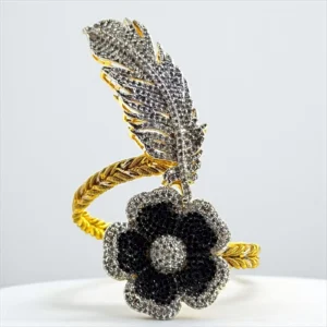 FUR BLACK BANGLE Copy