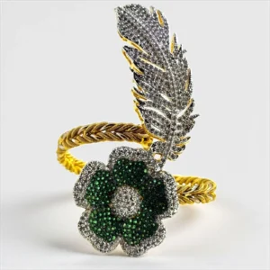 GREEN FUR BANGLE