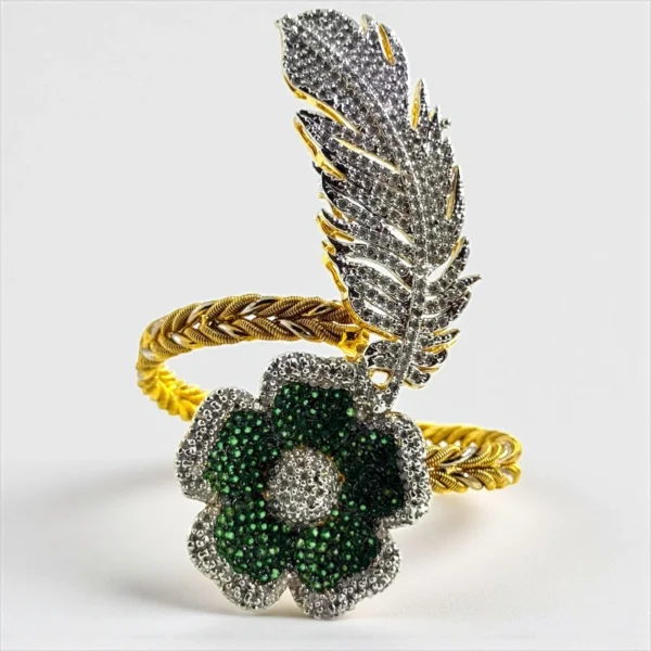 GREEN FUR BANGLE
