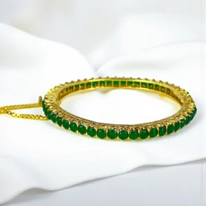 GREEN STONE EARRINGS