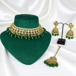 KUNDAN EMERALD SET