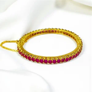 MAGENTA STONE BANGLE