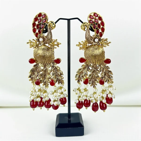 MORNEE RED EARRINGS