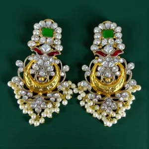 MULTI KUNDAN EARRINGS 1