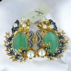 OPAL PISTACHIO EARRINGS