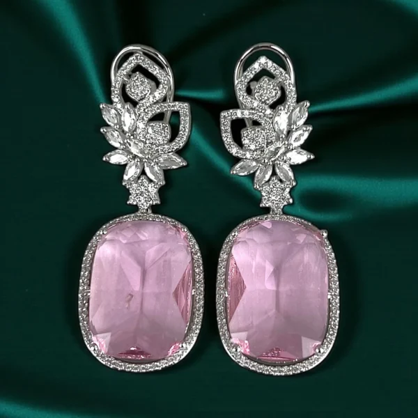 OVAL PINK EARRINGS