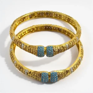 POLKI FEROZA BANGLE (1)