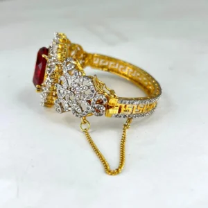 RUBY DROP BANGLE 2