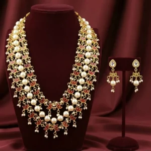 RUBY LAYERED MALA SET