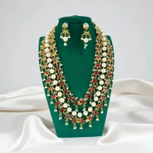 RUBY LAYERED MALA SET 1