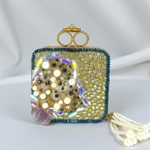 SHIMMER GOLD CLUTCH