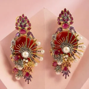 SUNRISE RUBY EARRINGS