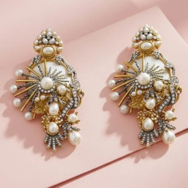 SUNRISE WHITE EARRINGS