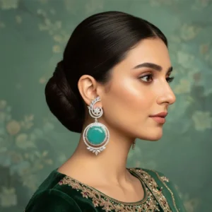 TEAL BLUE EARRINGS 2