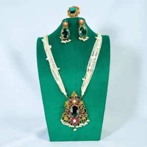 CHOKER GREEN MALA SET 1