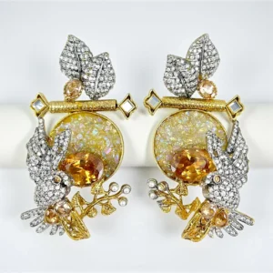 EAGLE CHAMPAGNE EARRINGS