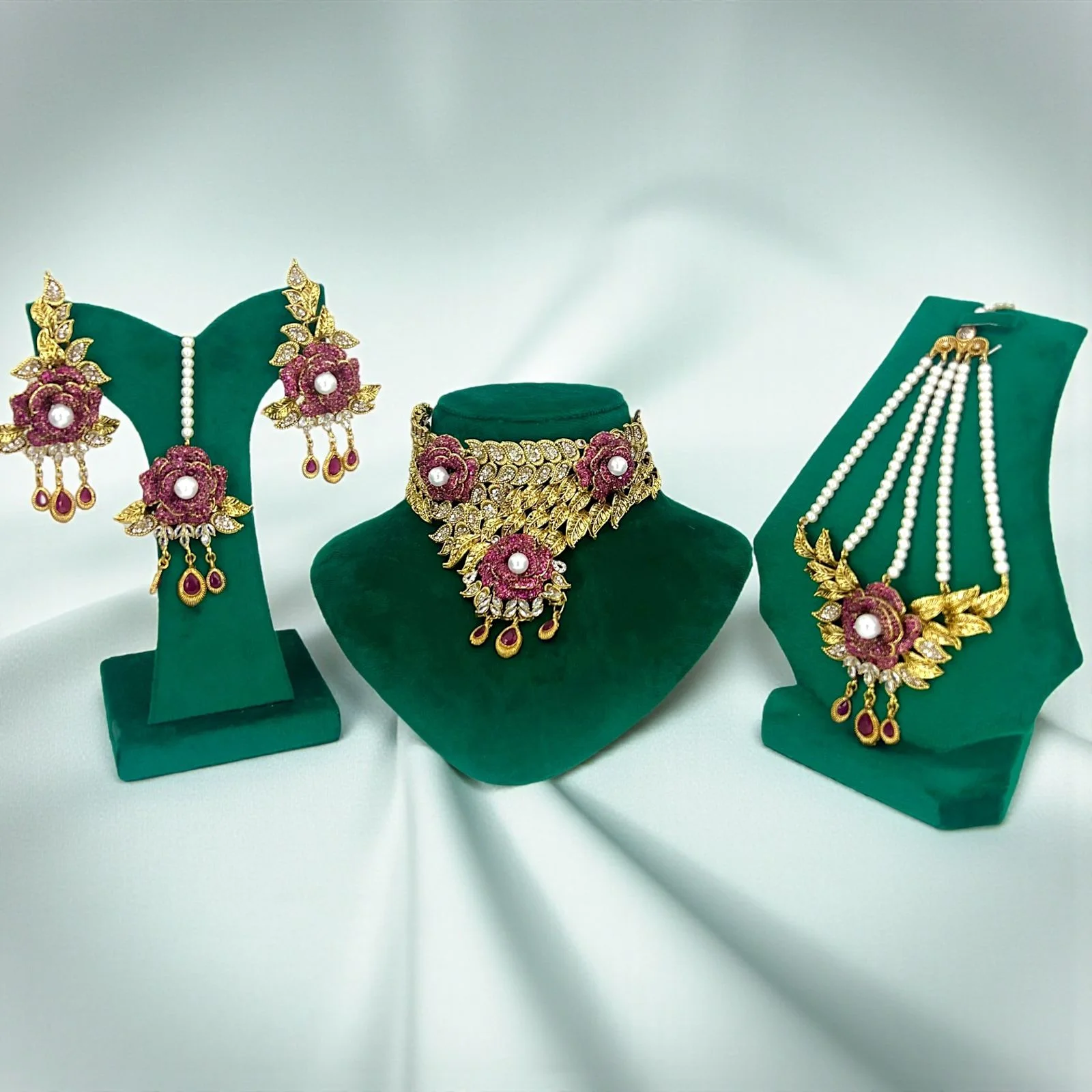 FLORENCE PINK BRIDAL SET 1