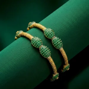 GREEN LUXURY BANGLE (1)