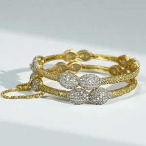 SILVER SPARKLE BANGLE