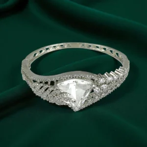 ZIRCON SILVER BANGLE 1