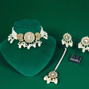KUNDAN FLORAL SET