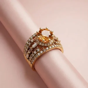 CHAMPAGNE STONE RING