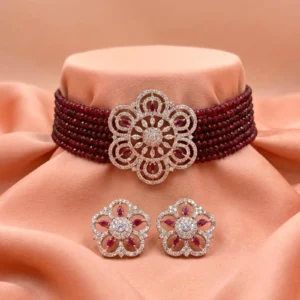 FLORAL CHOKER SET