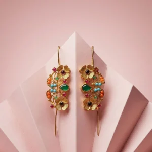 MULTI FLORAL EARRINGS