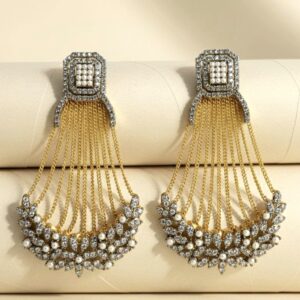 ZIRCONIUM WHITE EARRINGS