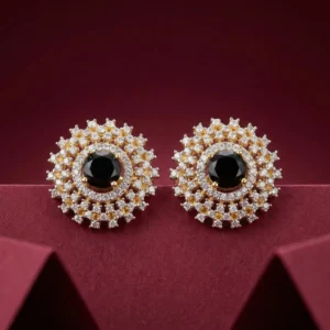 BLACK STONE STUDS