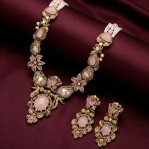 FLORAL PINK MALA SET