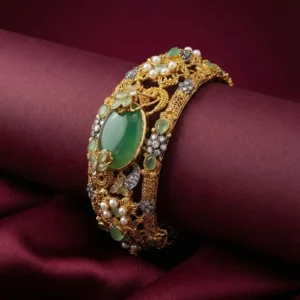 GLAMOUR GREEN BANGLE