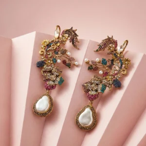 MULTI GEMS EARRING