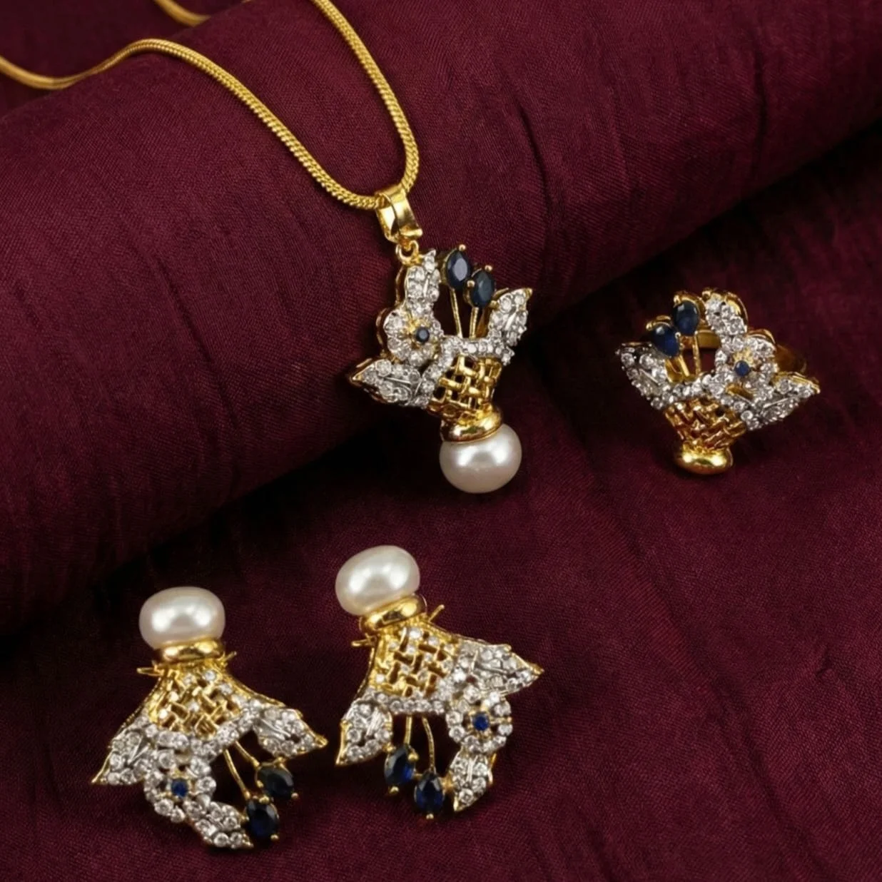 PEARL BLUE COMBO SET