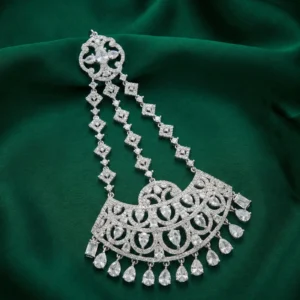 SILVER ZIRCON JHOOMER