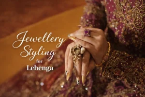 jewellery styling for lehnga