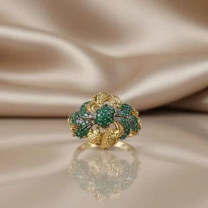 BLOSSSOM GREEN RING (1)