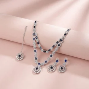 BLUE NECKLACE SET