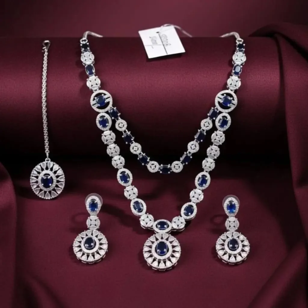 BLUE NECKLACE SET
