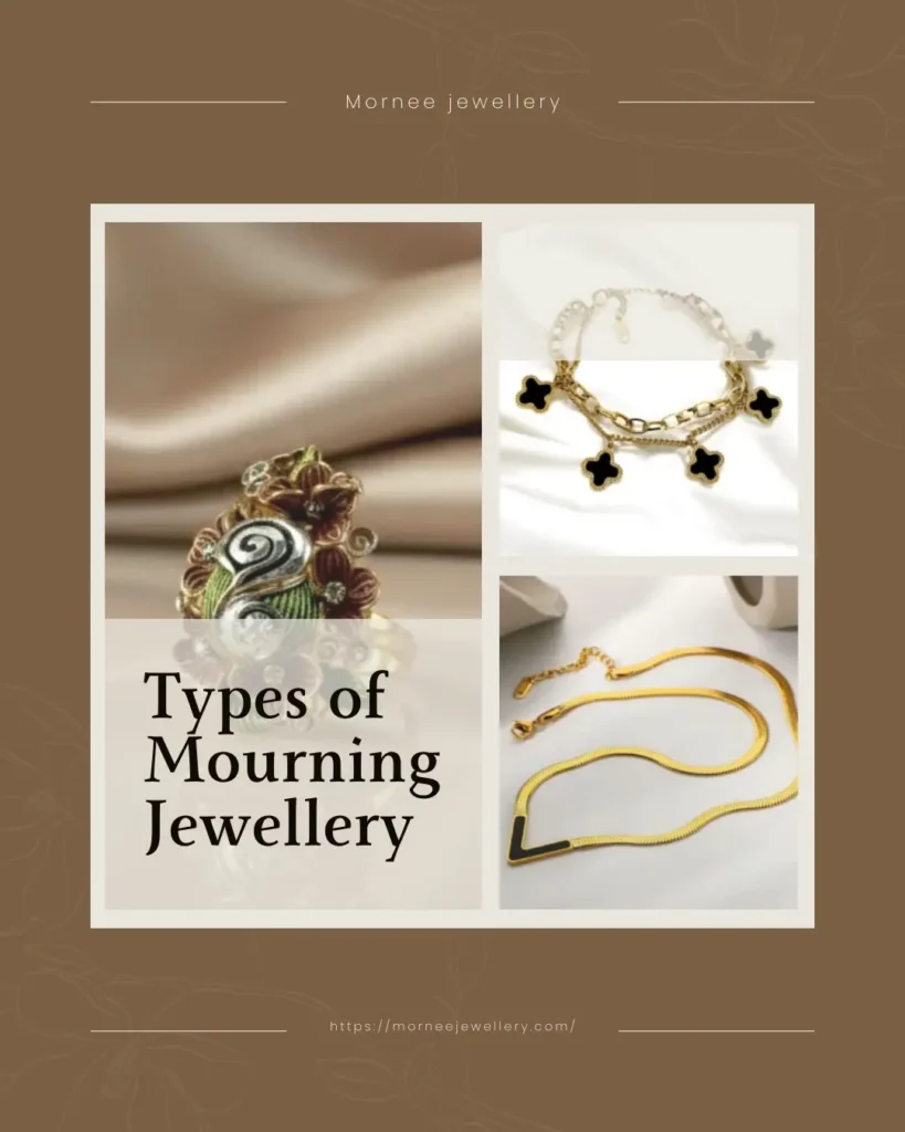 Types of mourning jewellery