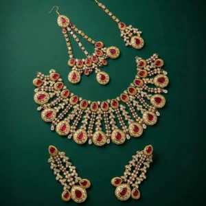 GLAMOUR RUBY BRIDAL SET