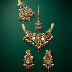 MAROON AESTHETIC BRIDAL SET