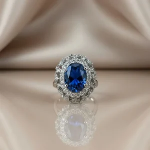 OVAL BLUE RING