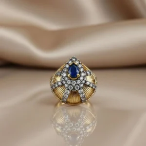 SHELL BLUE RING