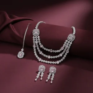 SOFT PINK NECKLACE SET