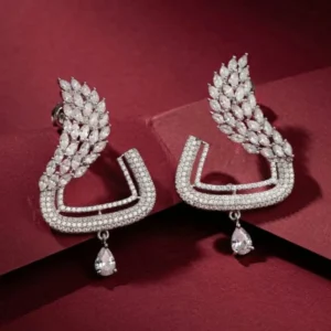 ADORNED SILVER EARRINGS