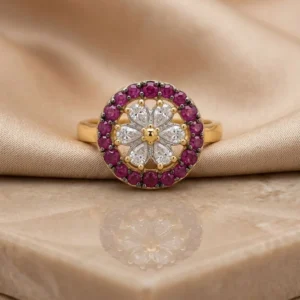 CIRCULAR MAGENTA RING