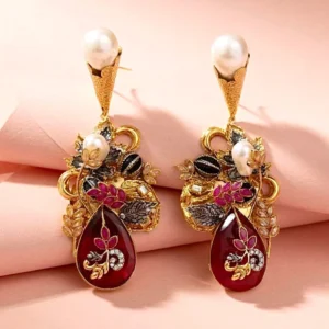DEEP PINK EARRINGS