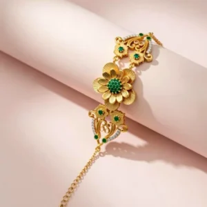 FLORAL GREEN BRACELET