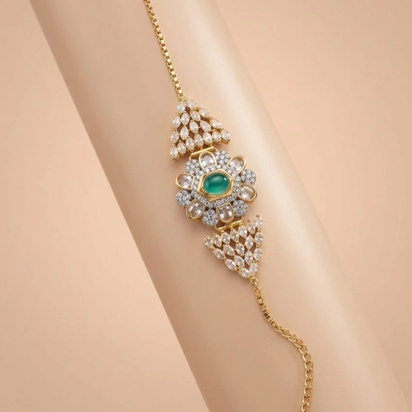 JADE FLORAL BRACELET